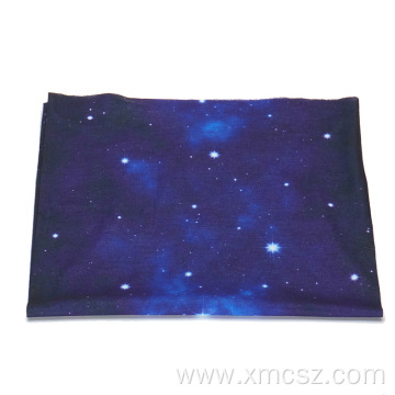 Solid star seamless polyester hair bandana scarf